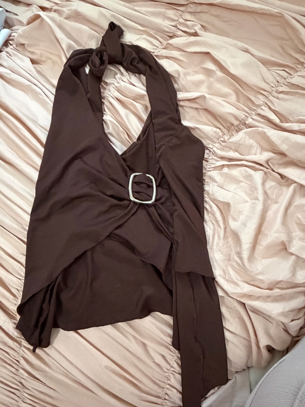 Women’s Brown Halter Top